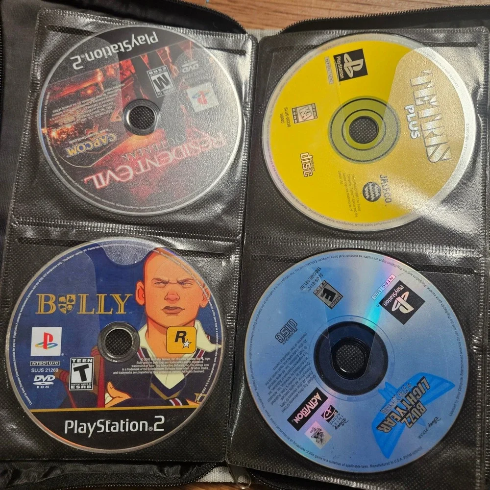 Lot of 37 PlayStation 2 PS2 PS1 Games Bully Resident Evil Mortal Kombat Discs